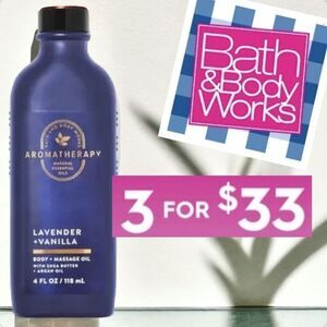 Bath and Body Works - Lavender Vanilla Body Oil
